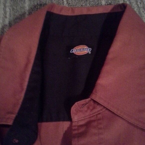 Mens Dickies XXL Button Up Dress Shirt short sleeve - Picture 4 of 6